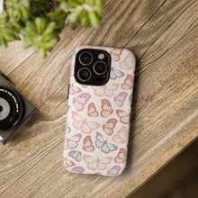 Load image into Gallery viewer, Orange and Pink Butterfly Phone Case