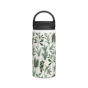 Winter Branches Handle Lid Water Bottle