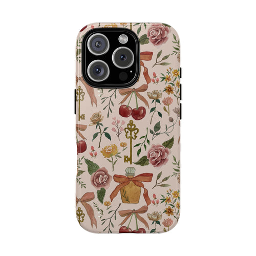 Bows, Flowers and Cherries Phone Case
