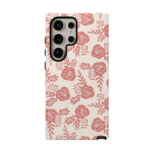Load image into Gallery viewer, Warm Pink Floral Phone Case