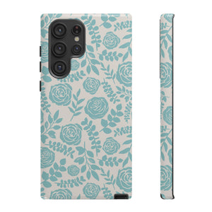 Baby Blue Floral Phone Case