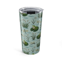 Load image into Gallery viewer, Frog and Dragonfly Travel Mug