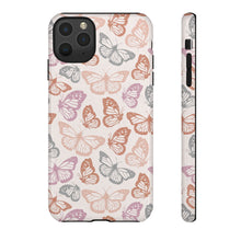 Load image into Gallery viewer, Orange and Pink Butterfly Phone Case