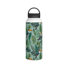 Load image into Gallery viewer, Tropical Toucan Handle Lid Water Bottle