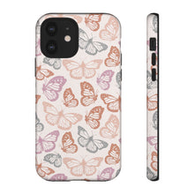Load image into Gallery viewer, Orange and Pink Butterfly Phone Case