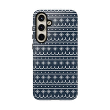 Load image into Gallery viewer, Blue Snowflake Pattern Phone Case