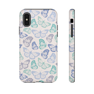 Purple and Green Butterfly Phone Case