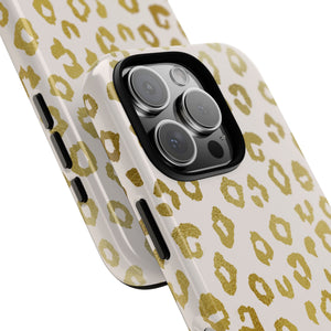 Gold Leopard Print Phone Case