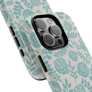 Baby Blue Floral Phone Case