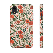 Load image into Gallery viewer, Christmas Floral Phone Case