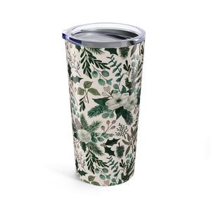 Winter Floral Travel Mug
