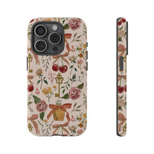 Load image into Gallery viewer, Bows, Flowers and Cherries Phone Case
