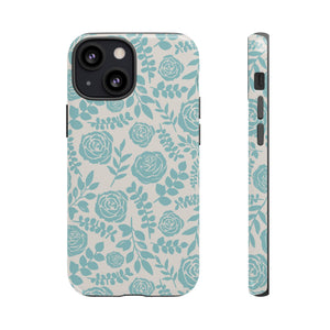 Baby Blue Floral Phone Case