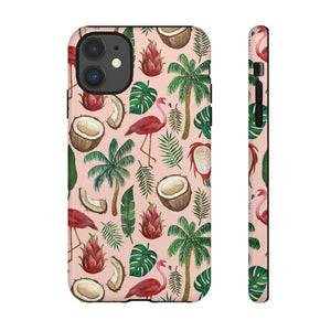 Flamingo Coconut Phone Case