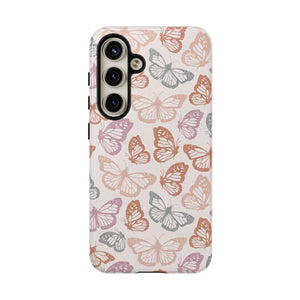 Orange and Pink Butterfly Phone Case