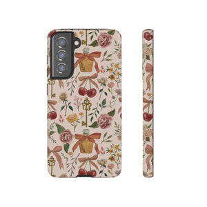Bows, Flowers and Cherries Phone Case
