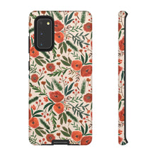 Load image into Gallery viewer, Christmas Floral Phone Case