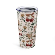 Load image into Gallery viewer, Cherries and Roses Travel Mug