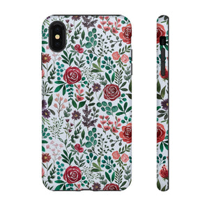Pink and Purple Flowers Phone Case