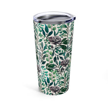 Load image into Gallery viewer, Purple Flowers &amp; Eucalyptus Leaves Travel Mug
