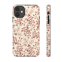Load image into Gallery viewer, Red Christmas Branch Phone Case