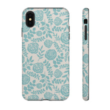 Load image into Gallery viewer, Baby Blue Floral Phone Case