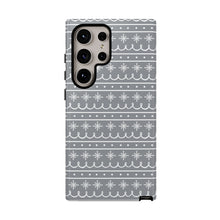 Load image into Gallery viewer, Gray Snowflake Pattern Phone Case
