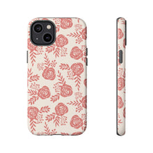Load image into Gallery viewer, Warm Pink Floral Phone Case