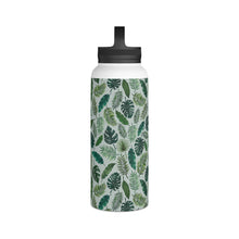 Load image into Gallery viewer, Tropical Leaves Handle Lid Water Bottle