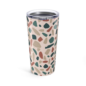 Warm Terrazzo Travel Mug