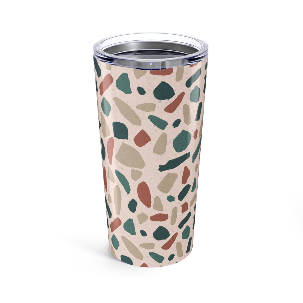 Warm Terrazzo Travel Mug