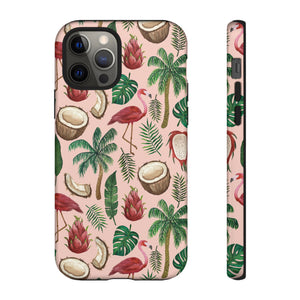 Flamingo Coconut Phone Case