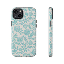 Load image into Gallery viewer, Baby Blue Floral Phone Case