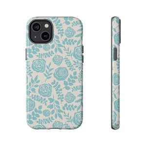 Baby Blue Floral Phone Case