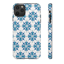 Load image into Gallery viewer, Blue Tile Phone Case
