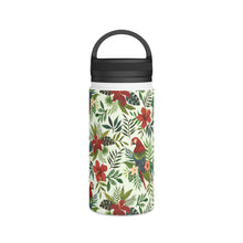 Load image into Gallery viewer, Tropical Parrot Handle Lid Water Bottle