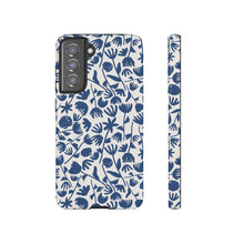 Load image into Gallery viewer, Dark Blue Floral Phone Case