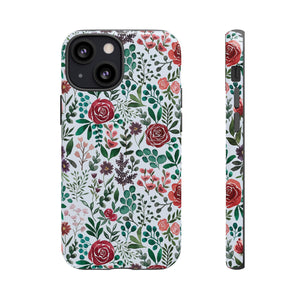 Pink and Purple Flowers Phone Case