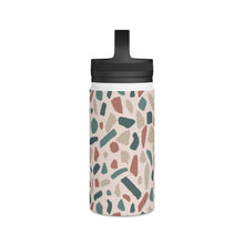 Load image into Gallery viewer, Warm Terrazzo Handle Lid Water Bottle