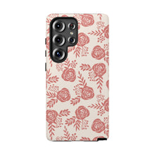 Load image into Gallery viewer, Warm Pink Floral Phone Case