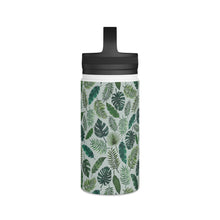 Load image into Gallery viewer, Tropical Leaves Handle Lid Water Bottle