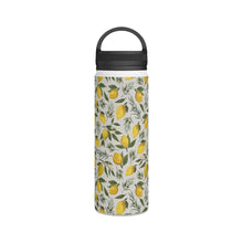 Load image into Gallery viewer, Olive and Lemon Handle Lid Water Bottle