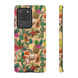 Tropical Fruit and Flowers Phone Case
