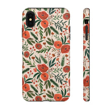 Load image into Gallery viewer, Christmas Floral Phone Case