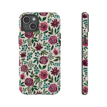 Load image into Gallery viewer, Magenta Floral Eucalyptus Phone Case