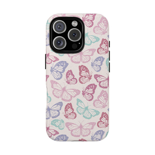 Pink Butterfly Phone Case