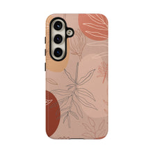 Load image into Gallery viewer, Pink Abstract Desert Leaf Phone Case