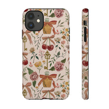 Load image into Gallery viewer, Bows, Flowers and Cherries Phone Case