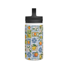 Load image into Gallery viewer, Mediterranean Stamps Handle Lid Water Bottle