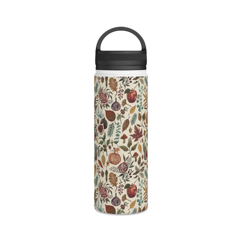 Fall Forest Handle Lid Water Bottle